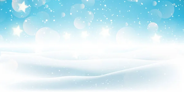 Banner Natal Com Design Paisagem Nevada — Vetor de Stock