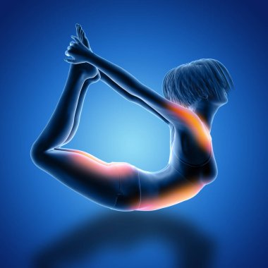 Pruva pozisyonunda üç boyutlu bir kadın figürü çizilmiş ve altı çizili kaslar kullanılmış.