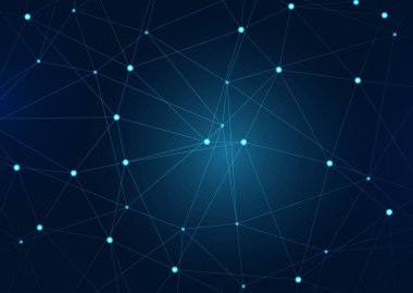 Ağ iletişim tasarımı ile soyut arkaplan