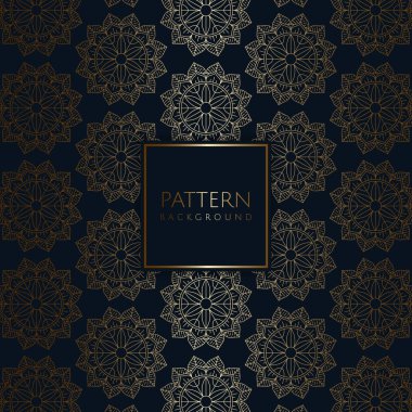 Dekoratif mandala tasarımlı zarif desen arkaplanı