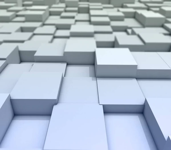 立方体の抽象的な背景の3Dレンダリング — ストック写真