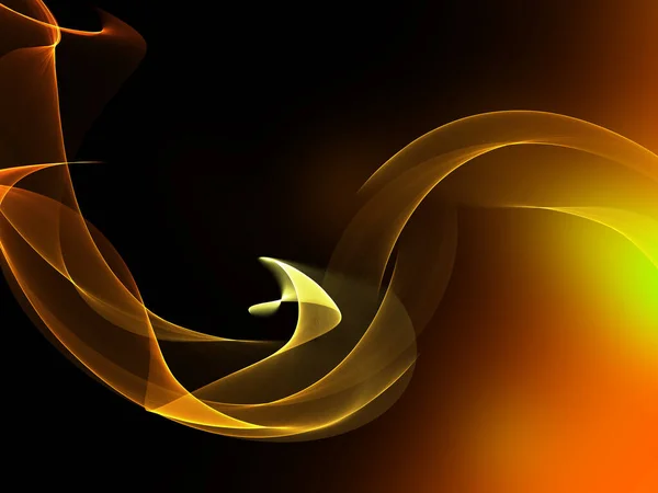 Abstract Fire Themed Background Flowing Lines — Stock Photo, Image