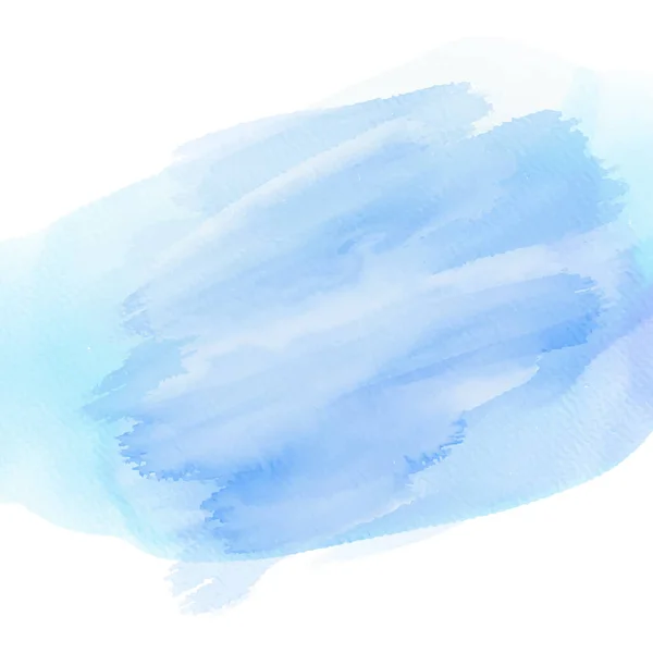 Detaillierte Blaue Aquarell Textur Hintergrund — Stockvektor