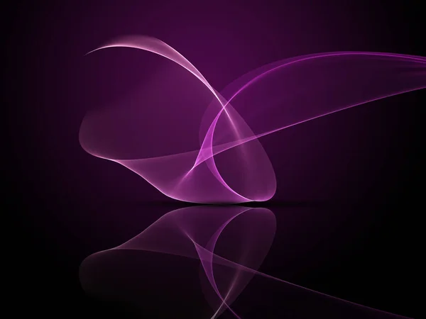 Abstract Design Purple Flowing Lines — Stock Photo, Image