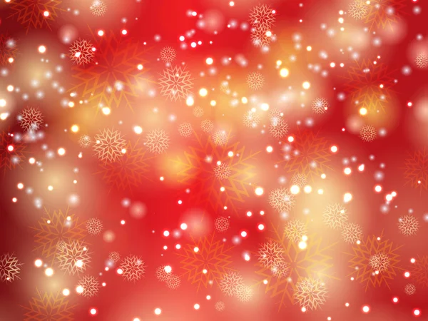 Christmas background of snowflakes and stars — Stock Photo, Image