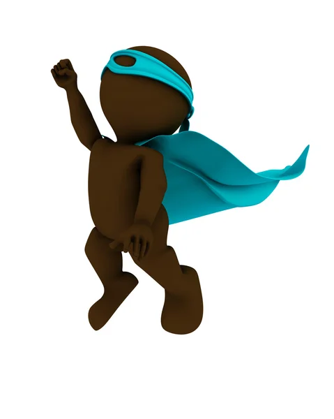 3D Morph Man super eroe — Foto Stock