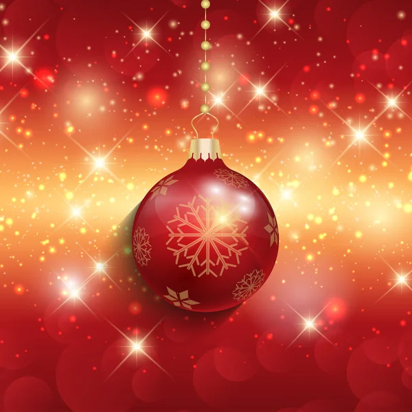 Christmas baubles on a decorative background — Stock Photo, Image