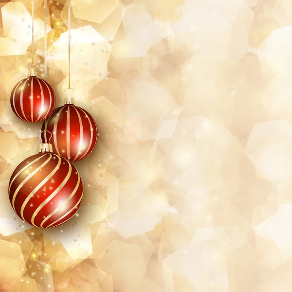 Christmas baubles background — Stock Photo, Image
