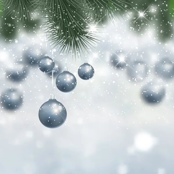 Kerstballen Achtergrond — Stockfoto