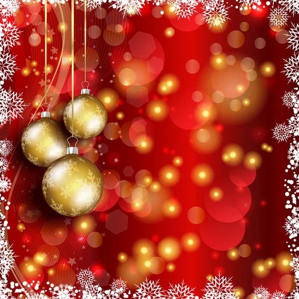 Weihnachtskugeln Hintergrund — Stockfoto