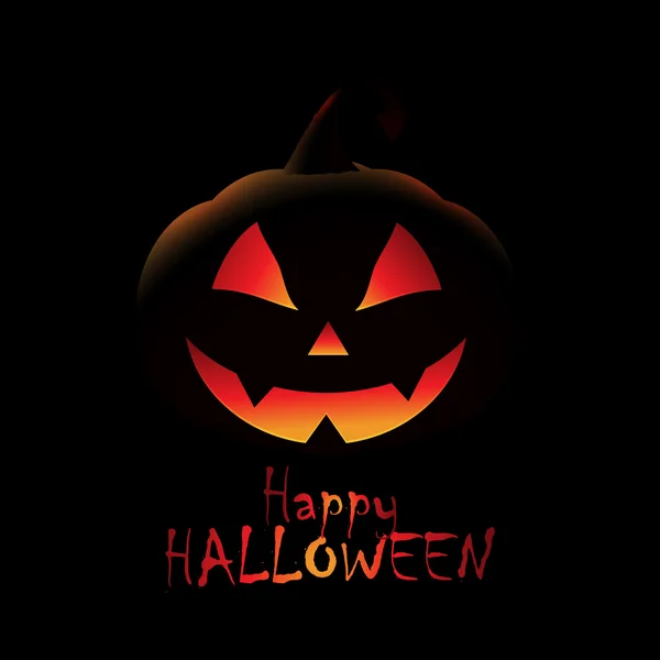 Halloween background with spooky jack o lantern — Stock Photo, Image