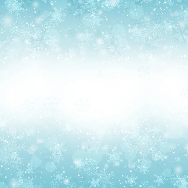 Christmas background of snowflakes and stars — Stock Photo, Image