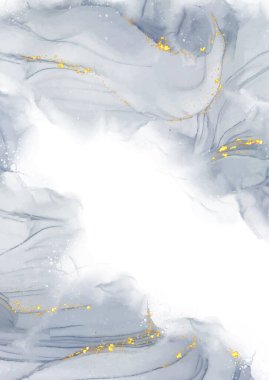 Alkol arkaplanını altın parıltılı elementlerle boyamış.