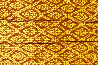 Tay Sanat altın boyama desen kapı