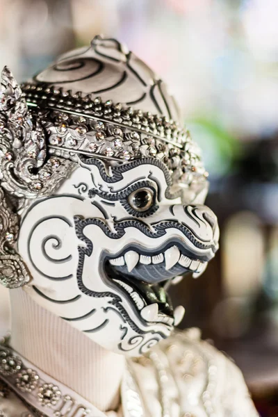 Maschera Khon utilizzata nella danza tradizionale thailandese — Foto Stock