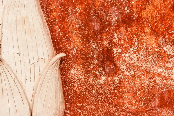 Скульптура цемента лотоса — стоковое фото