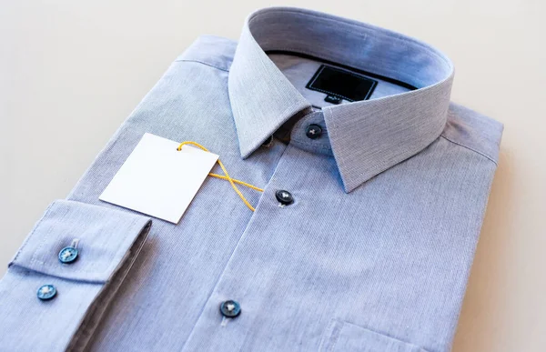 Primer Plano Del Traje Negocios Camisa Formal Camiseta Aislada Blanco — Foto de Stock