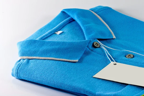 Yeni erkek Polo T-shirt ve beyaz etiket