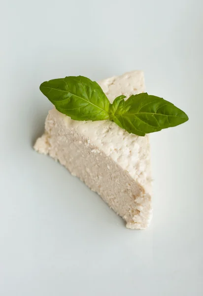 Hausgemachter Ricotta — Stockfoto