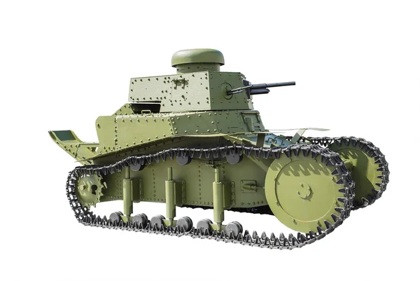 Tanque ligero soviético T-18 . — Foto de Stock