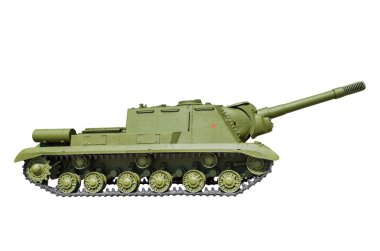 ISU-152 - bir Sovyet zırhlı kundağı motorlu oldu