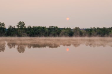 Yaz manzara. Sunrise