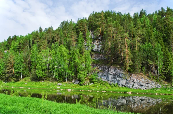 Chusovaya river — Stockfoto