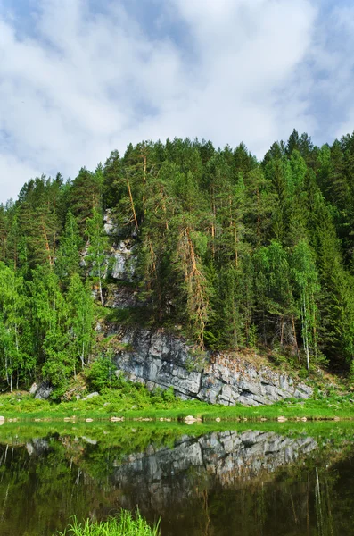 Chusovaya river — Stockfoto