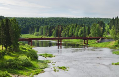 Otomobil köprü Nehri