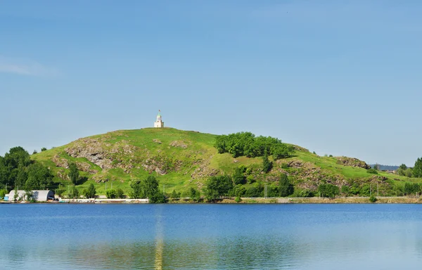 Tornet på berget Lisjya - en symbol för staden av Nizh — Stockfoto