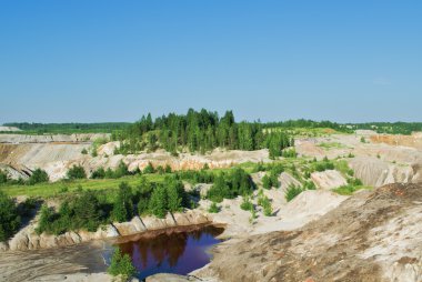 Terk edilmiş Refrakter kil yatakları