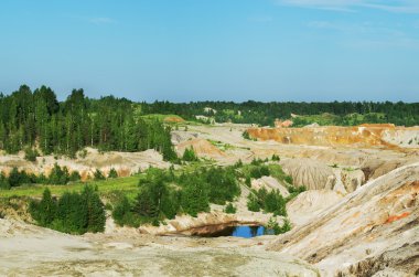 Terk edilmiş Refrakter kil yatakları