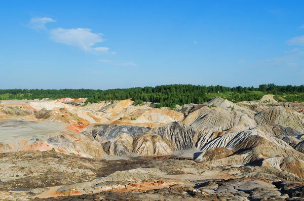 Vista inusual, poco realista de la superficie de la tierra — Foto de Stock