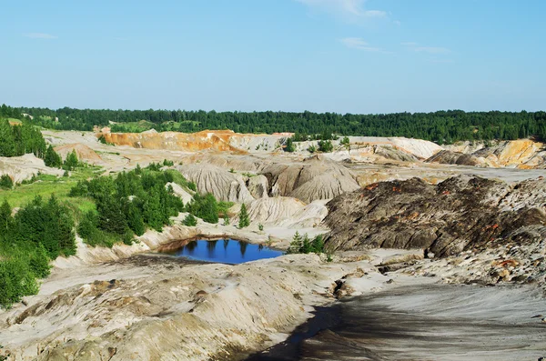 Vista incomum e irrealista da superfície da Terra Fotos De Bancos De Imagens Sem Royalties