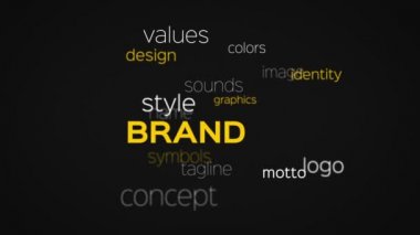 Siyah marka kelimelerin dizi yüzen