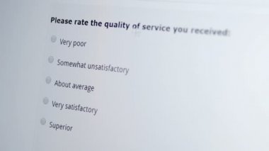 Müşteri memnuniyeti Anketi makro kötü