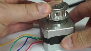 Kasnak Step Motor makro dönüm Dişli transmisyon