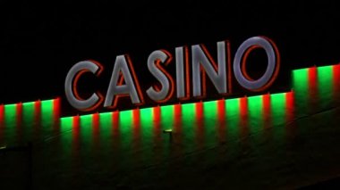 Casino işareti ışıkları statik yol açtı.