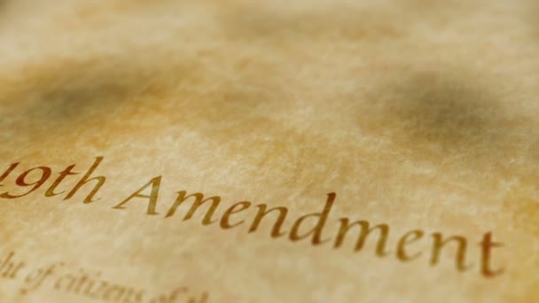 Document historique 19e amendement 