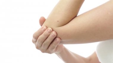 Erkek dirsek ağrı sürtünme