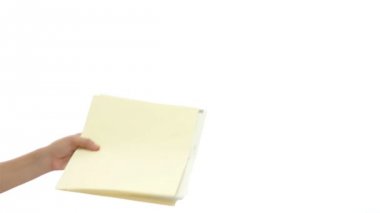 Ofis işçi teslim dosya klasörü