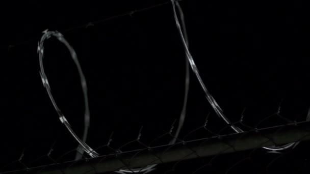 Стрічка колюча армована ніч Доллі — стокове відео