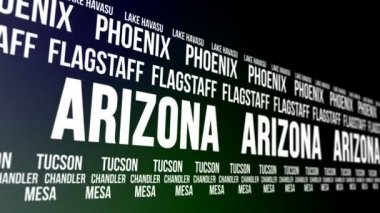Arizona devlet ve büyük şehirlerde afiş kaydırma