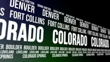 Colorado devlet ve büyük şehirlerde afiş kaydırma