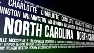 North Carolina State ve büyük şehirlerde afiş kaydırma