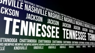 Tennessee Devlet ve büyük şehirlerde afiş kaydırma