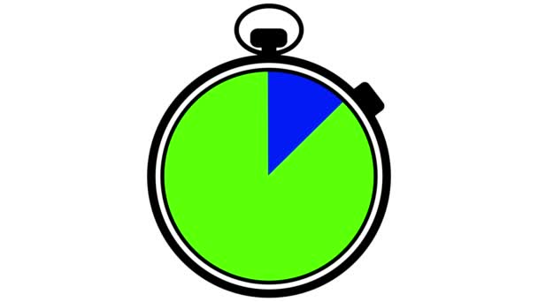 Chronomètre Greenscreen vers Bluescreen Transition 