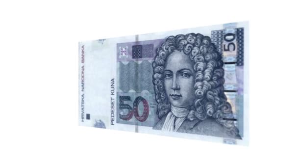 Cinquante Kuna croate tournant 