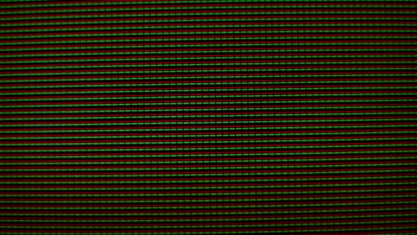 LCD Color Monitor RGB Macro — Stock Video