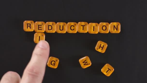 Lettres Blocs Orthographe Réduction de poids 